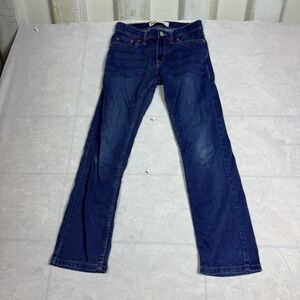 Levi's 511 Mens Straight Leg Jeans Blue Denim Slim Fit Size 12 Reg W26 L27
